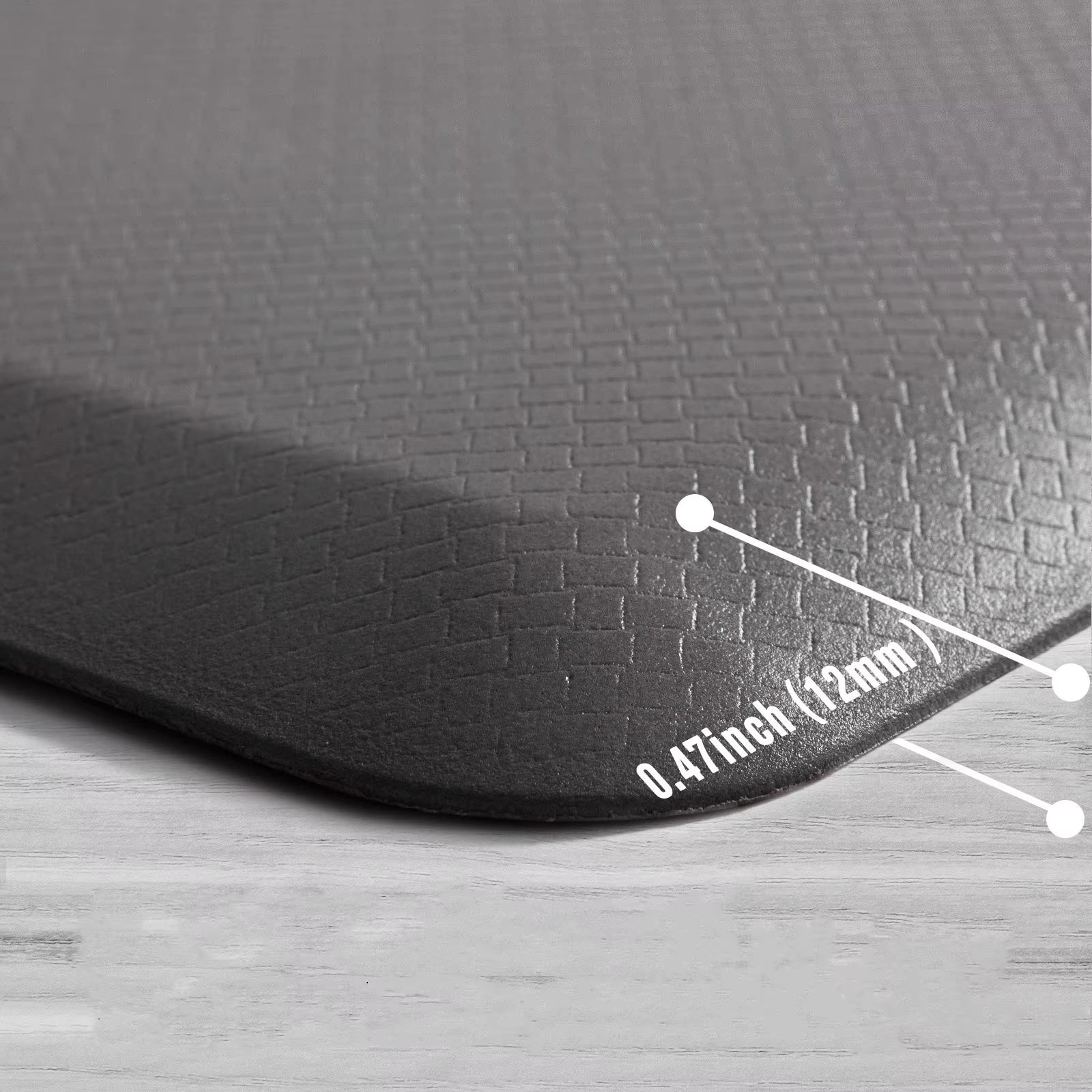 Anti-Fatigue Standing Mat, Kitchen Mat with PVC Waterproofing, Non-Slip Kitchen Rug