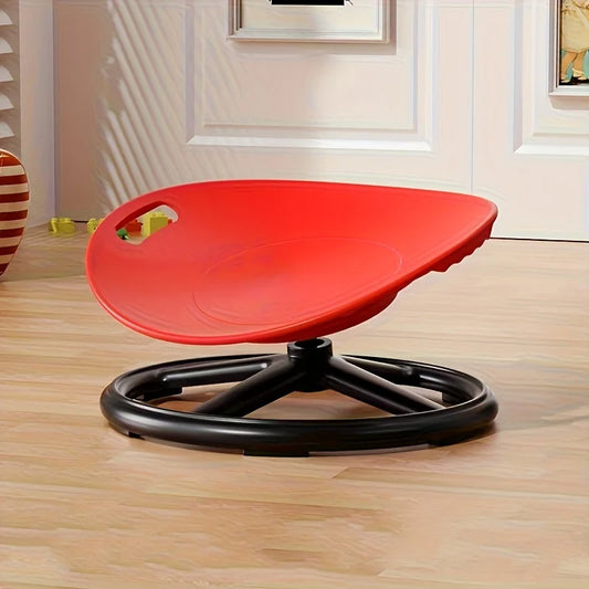 Ergonomic Swivel Sensory Chair - Eggshell Design, Anti-Slip Base & Durable Plastic. Manual Use, No Electricity Needed.