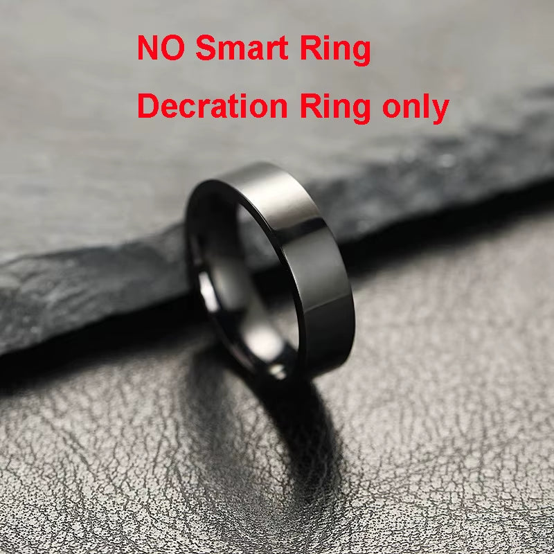 2025 New Smart Ring Men Women, Heart Rate and Blood Oxygen Monitor Smartring IP68 & 5ATM Waterproof, Multi-Sport Mode Rings Man