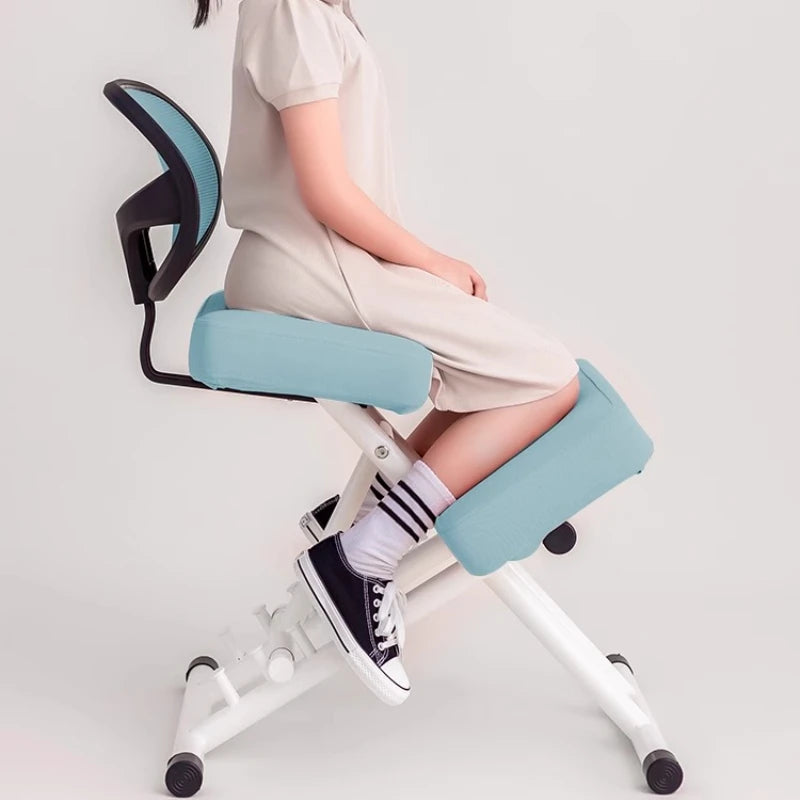 Adjustable Height Ergonomic Kneeling Office Chair with Extra Thick Cushion Computer Desk Chair for Home & Study Office Furniture
