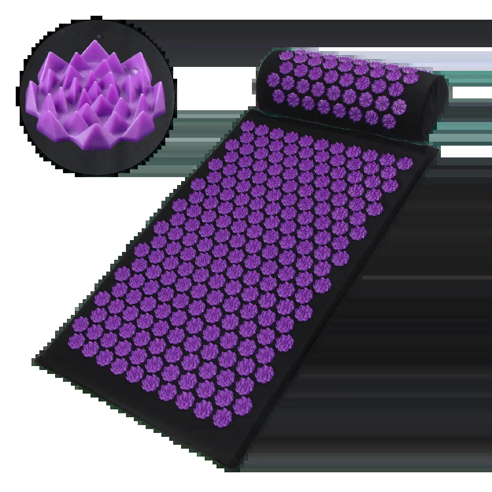 Acupressure Yoga Mat Kuznetsov'S Applicator Cushion Sensi Massage Body Needles with Spikes Pillow Foot Massager Fitness Pilates