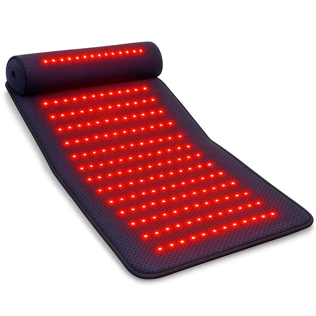 Red Light Therapy Mat Far Infrared Heating Pad Pain Relief 3D Neck Support Professional Massage Mat Home Muscle Relaxation Body