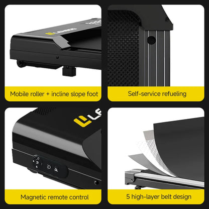 Lenboo 2.0HP Motor Walking Pad Treadmill Home Office Fitness under Desk Portable Electric Running Machine