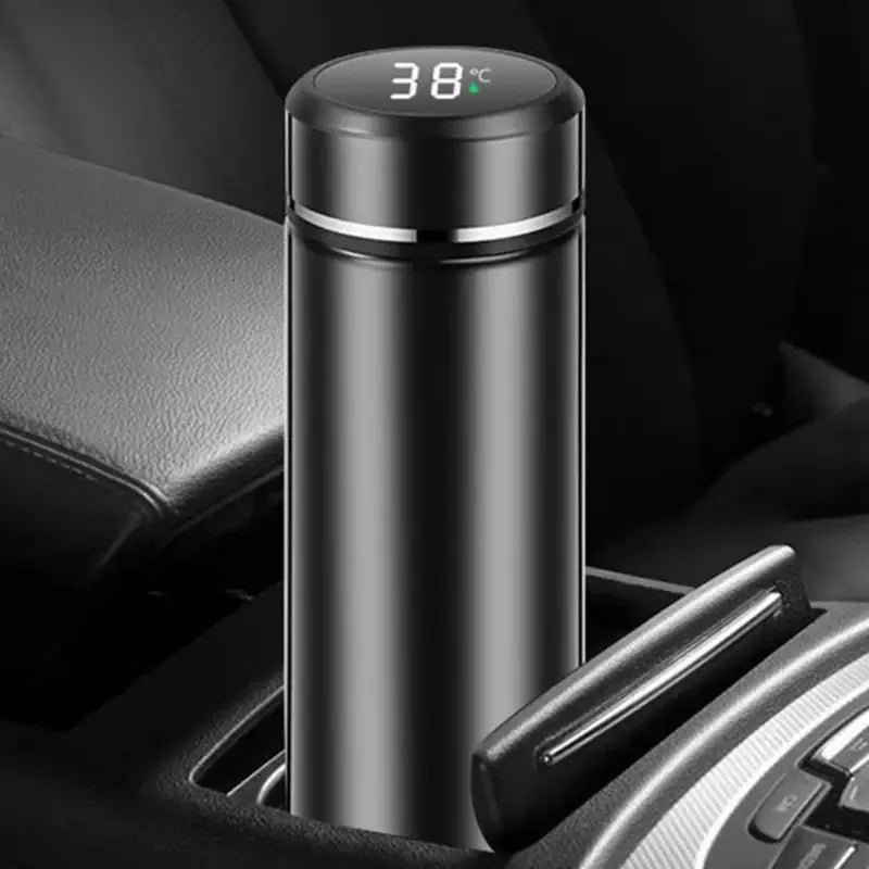 316Stainless Steel Smart Thermos Mugledtemperature Display Touch Control Insulated Water Bottle Tea Separation Forchristmas Gift
