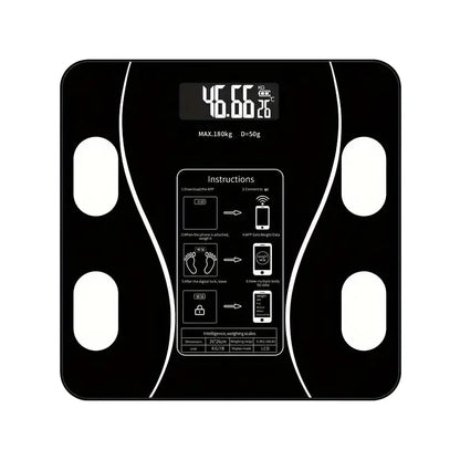 Smart Body Fat Scale Bluetooth Health Scale Wireless LED Digital Weight Scale Body Composition Analyzer Testing Body Fat Scale