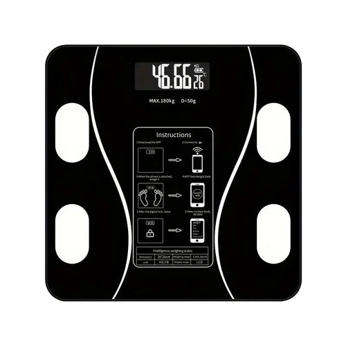 Smart Body Fat Scale Bluetooth Health Scale Wireless LED Digital Weight Scale Body Composition Analyzer Testing Body Fat Scale