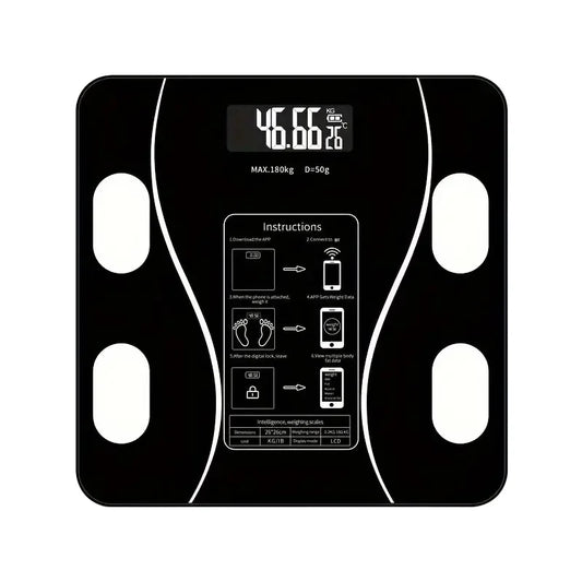 Smart Body Fat Scale Bluetooth Health Scale Wireless LED Digital Weight Scale Body Composition Analyzer Testing Body Fat Scale