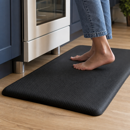 Anti-Fatigue Standing Mat 12mm Thick – Waterproof Non-Slip Kitchen Mat for Standing Desk & Home