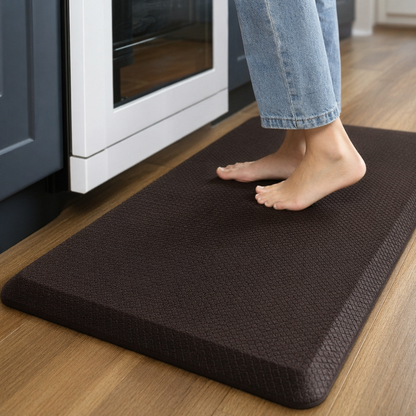 Anti-Fatigue Standing Mat 12mm Thick – Waterproof Non-Slip Kitchen Mat for Standing Desk & Home