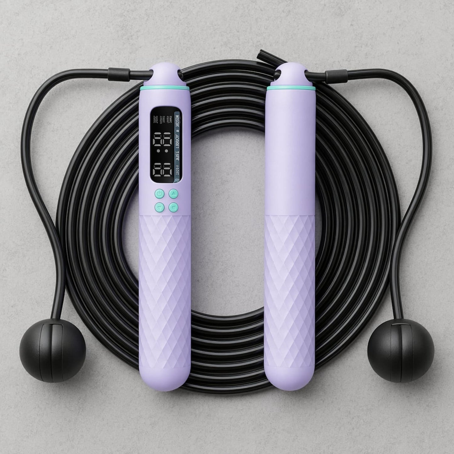 Cordless Jump Rope Digital Counter USB Rechargeable – Wireless Skipping Rope for Home Gym HIIT
