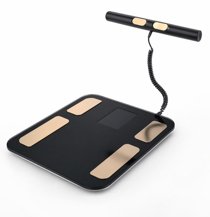 Smart Body Composition Scale Bioimpedance – Body Fat BMI Muscle Mass Digital Scale Fitdays App