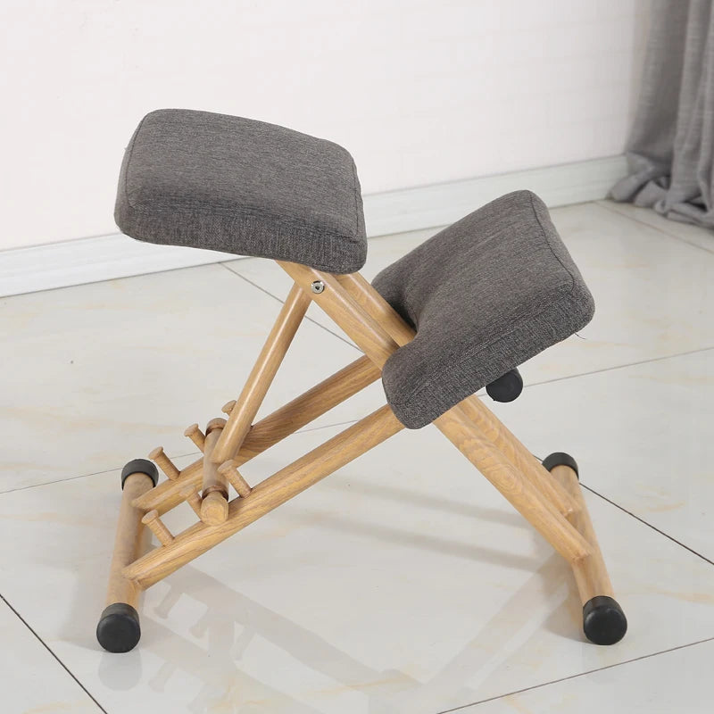 Adjustable Height Ergonomic Kneeling Office Chair with Extra Thick Cushion Computer Desk Chair for Home & Study Office Furniture