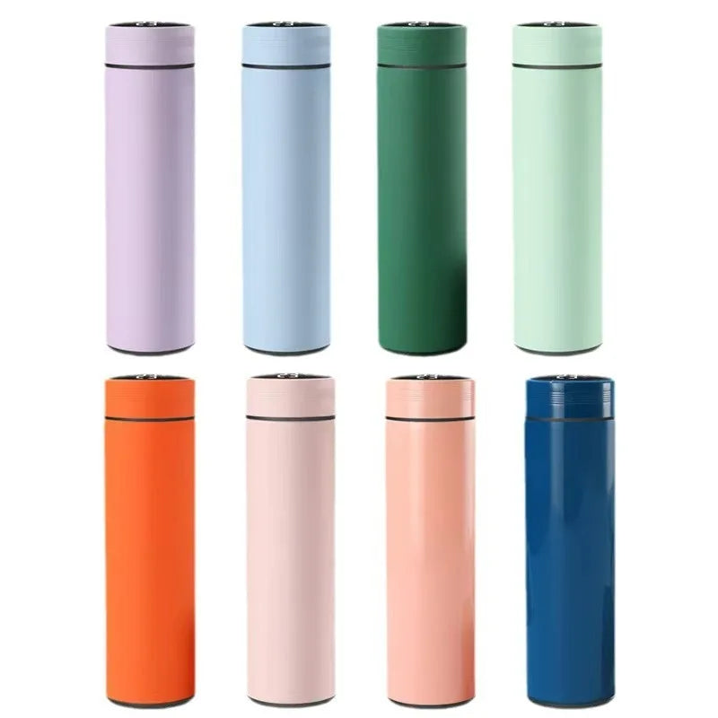 316Stainless Steel Smart Thermos Mugledtemperature Display Touch Control Insulated Water Bottle Tea Separation Forchristmas Gift