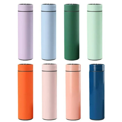 316Stainless Steel Smart Thermos Mugledtemperature Display Touch Control Insulated Water Bottle Tea Separation Forchristmas Gift