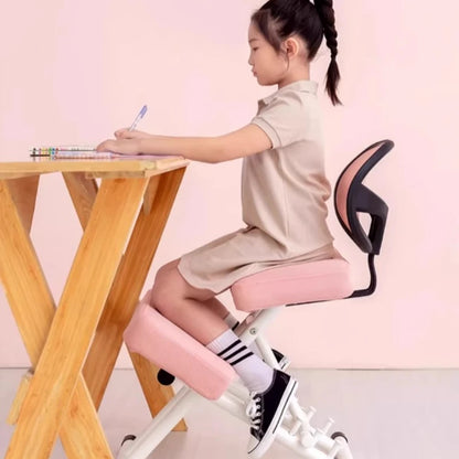 Adjustable Height Ergonomic Kneeling Office Chair with Extra Thick Cushion Computer Desk Chair for Home & Study Office Furniture