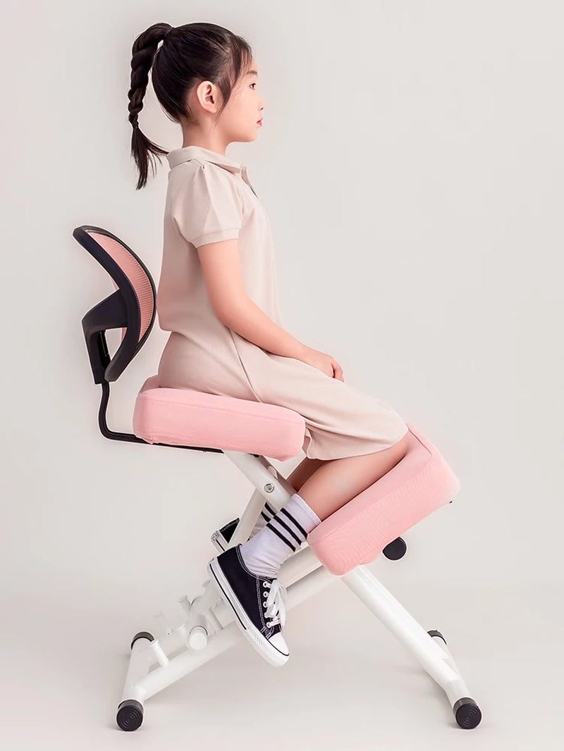 Adjustable Height Ergonomic Kneeling Office Chair with Extra Thick Cushion Computer Desk Chair for Home & Study Office Furniture