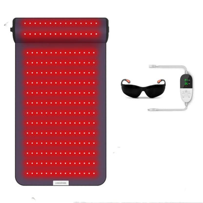 Red Light Therapy Mat with Neck Support near Infrared Light Therapy Pad for Body Deep Therapy Pain Relief Muscle Recovery