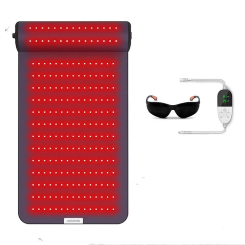 Red Light Therapy Mat with Neck Support near Infrared Light Therapy Pad for Body Deep Therapy Pain Relief Muscle Recovery