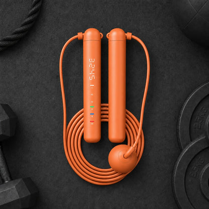 Smart Jump Rope App Tracking LED Display – Crossfit Skipping Rope for Home Gym Cardio Workout